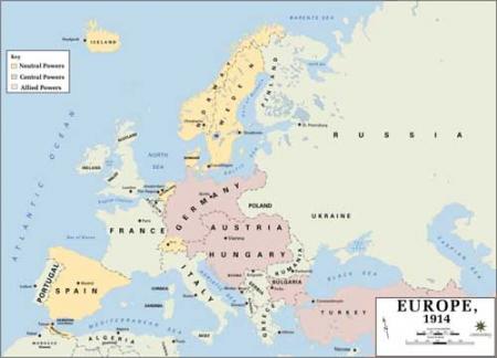 europe in 1919