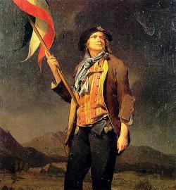 Painting of a typical sans-culotte