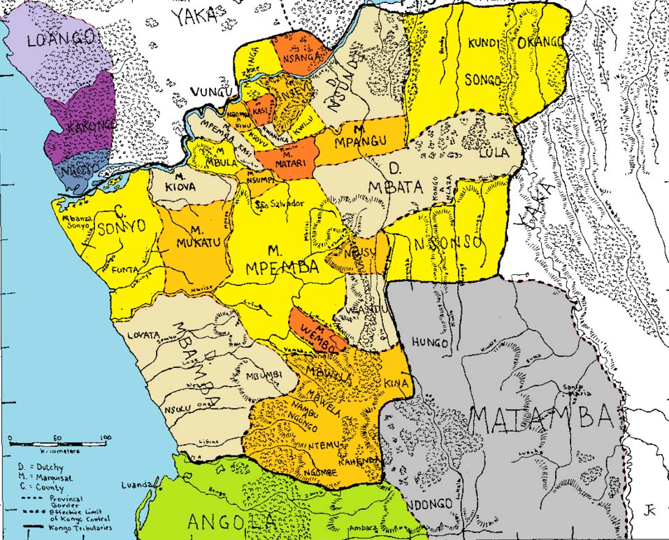 The Kingdom Of Kongo In 1648 