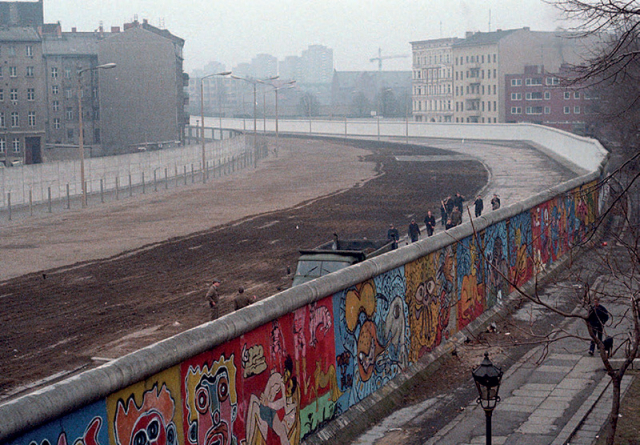 Berlin Wall in 1986