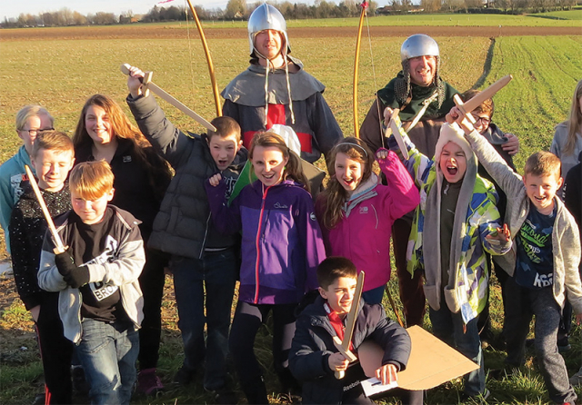 Primary children at Agincourt