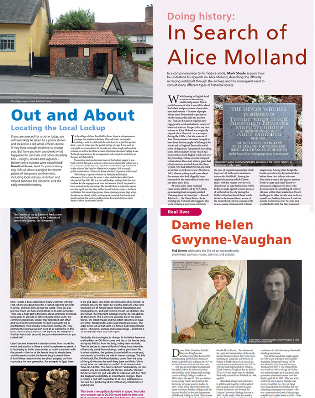 Historian regular features